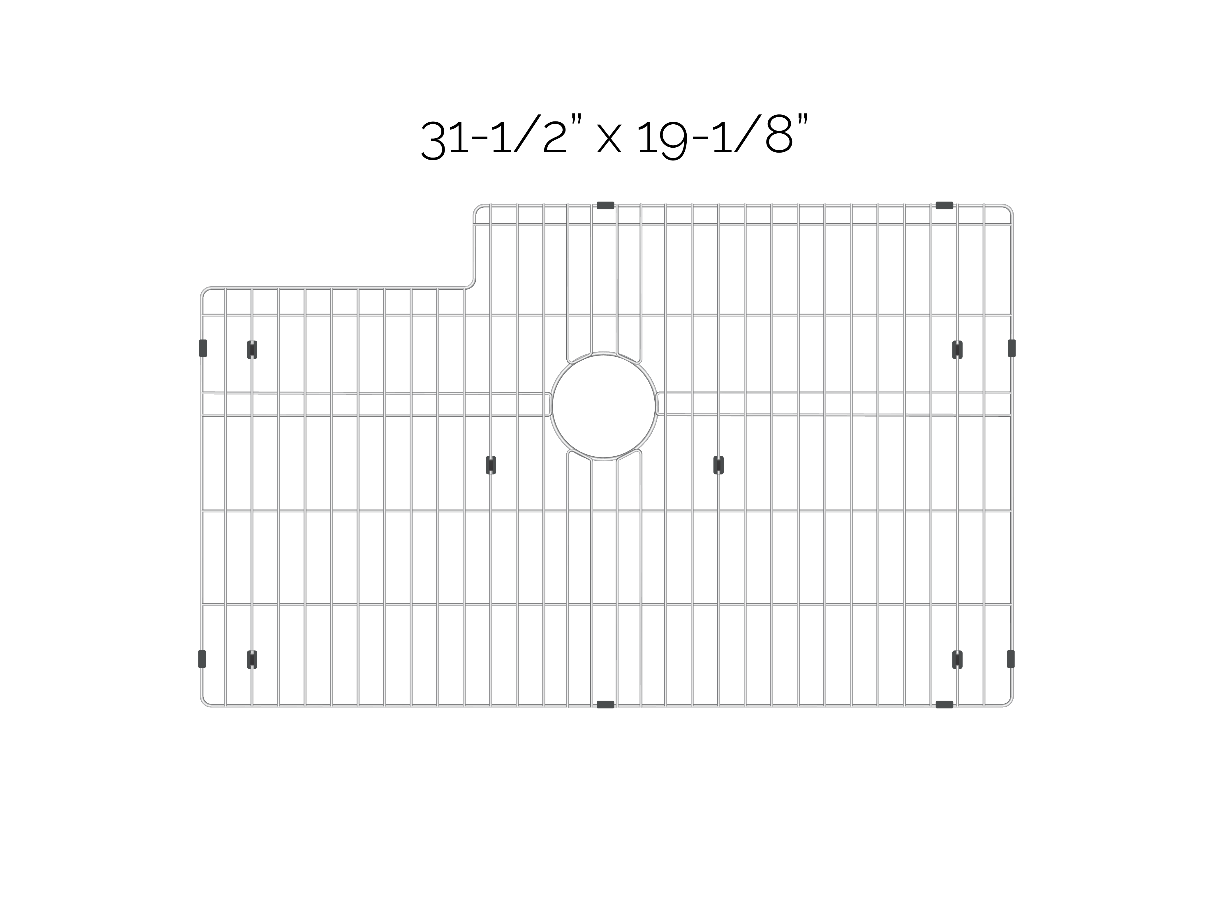 Stainless Steel Bottom Grid – GRS 815R