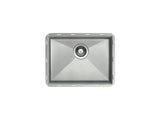 23 inch Flush Mount Single Bowl Stainless Steel Kitchen Sink / Laundry Sink - Lille TZ Z533 - Sink Depot