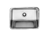 24 inch Flush Mount Stainless Steel Utility/Laundry Sink - Toledo TZ DL557 - Sink Depot