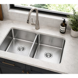 32 Inch Stainless Steel Undermount Kitchen Sink Double Bowl 50/50 - Sink Depot Pro 32 Double