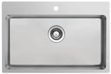 33 Inch Stainless Steel Dual Mount Kitchen Sink Single Bowl - Sink Depot Dual R33