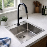 18 Inch Stainless Steel Top-mount Kitchen / Bar Sink R20 Radius - Sink Depot Dual 18