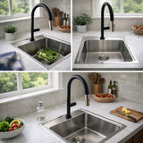 18 Inch Stainless Steel Top-mount Kitchen / Bar Sink R20 Radius - Sink Depot Dual 18