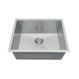 23 Inch Stainless Steel Undermount Kitchen Sink Zero Radius - Sink Depot Zero 23