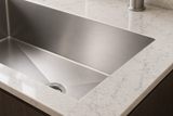 32 inch Flush Mount Large Single Bowl Stainless Steel Sink - Bologna TZ Z762
