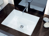18 inch Flush Mount Porcelain Vanity Sink - Bristol TZ VE402 - Sink Depot