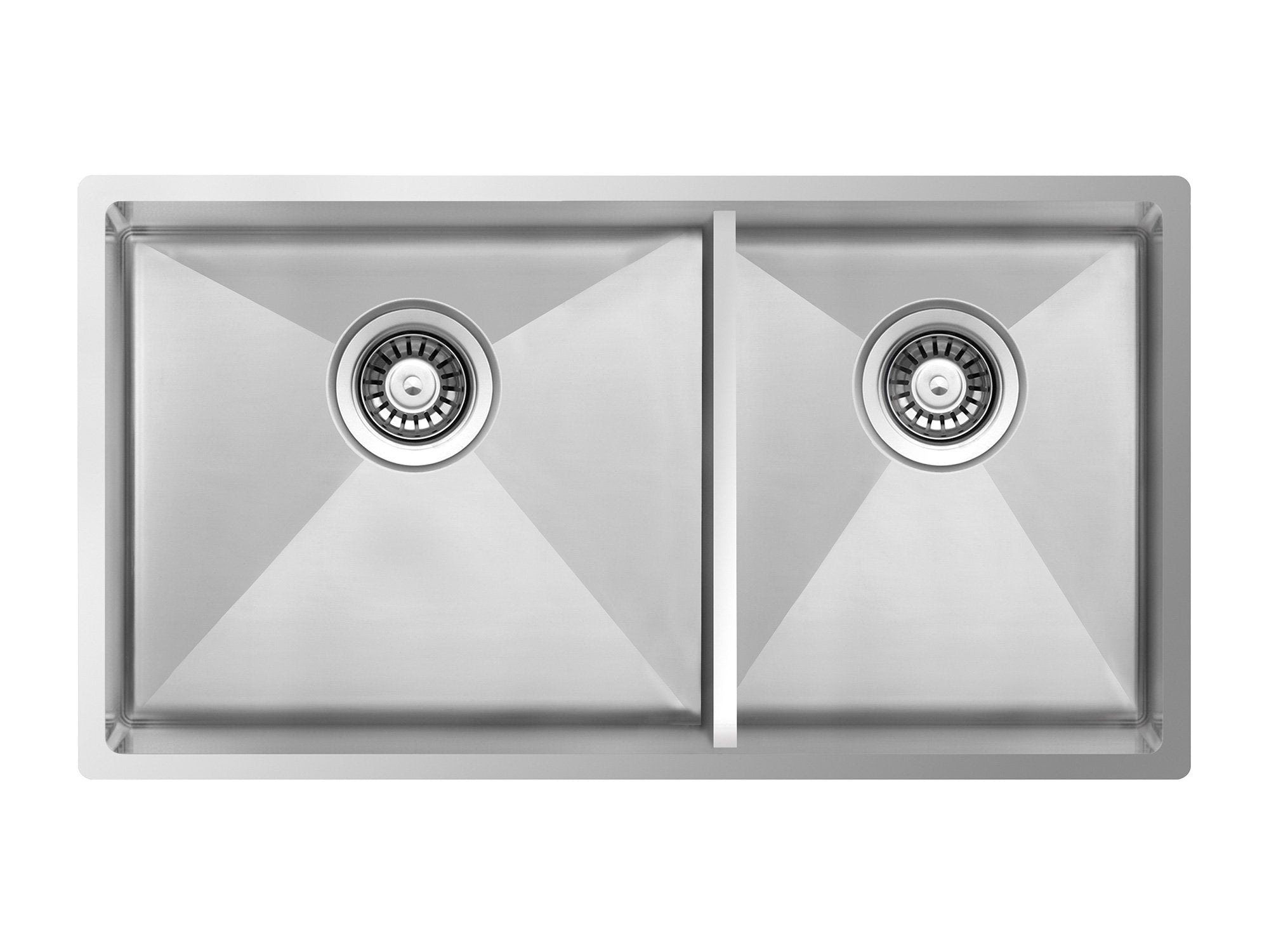 33 inch Stainless Steel Undermount Double 60/40 Bowl Kitchen Sink - Pro 33 60/40 - Sink Depot