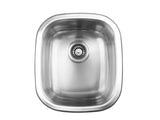 15 inch Stainless Steel Undermount Single Bowl Bar Sink - Classic 15
