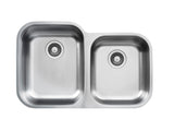 32 inch Stainless Steel Undermount Double 60/40 Bowl Kitchen Sink - Classic 32 60/40 - Sink Depot